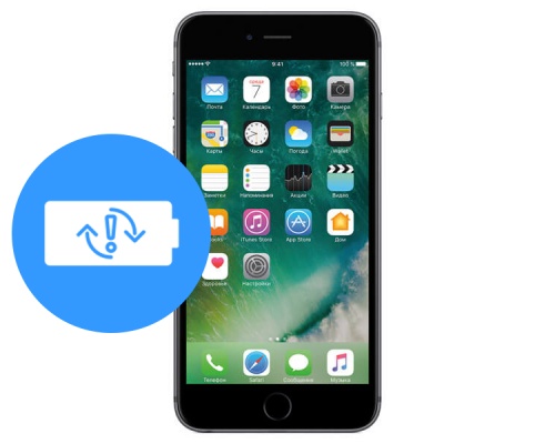 Замена аккумулятора (батареи) iPhone 6 Plus
